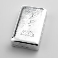 Indium - das seltene Metall als Barren